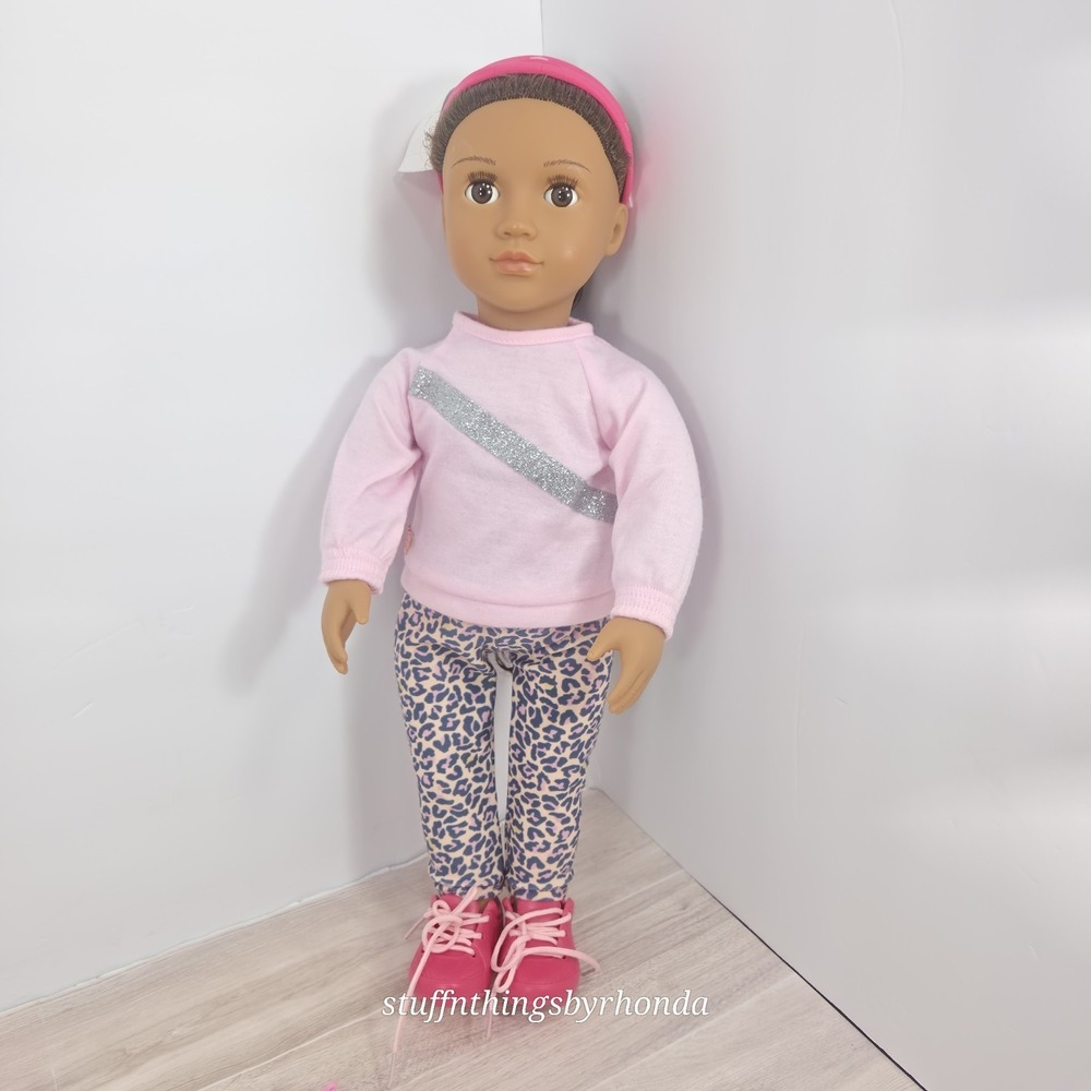 Our Generation Doll-‎ Natalia With Original Shirt, Pants & Lace Up Shoes